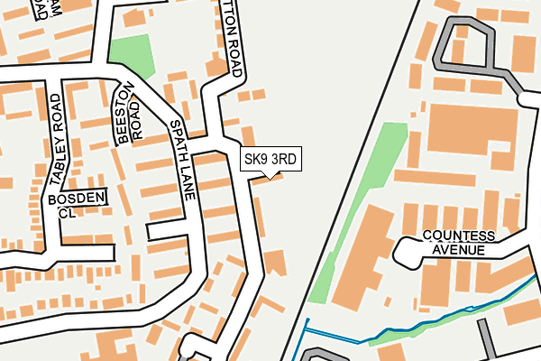 SK9 3RD map - OS OpenMap – Local (Ordnance Survey)