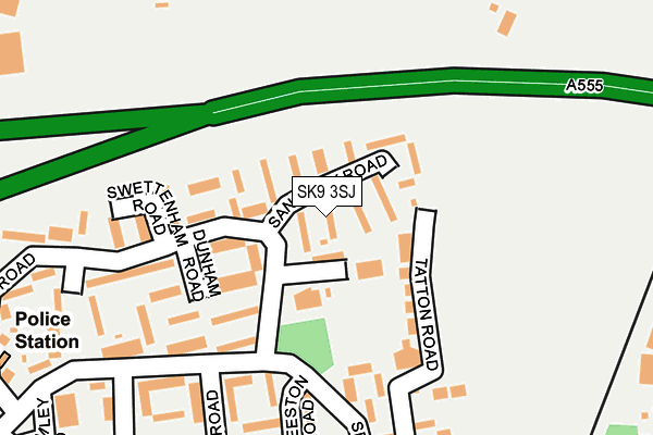 SK9 3SJ map - OS OpenMap – Local (Ordnance Survey)