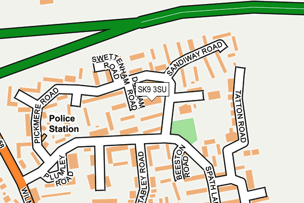 SK9 3SU map - OS OpenMap – Local (Ordnance Survey)