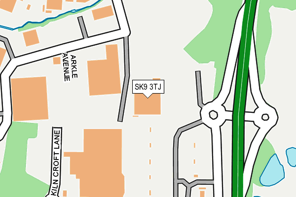 SK9 3TJ map - OS OpenMap – Local (Ordnance Survey)