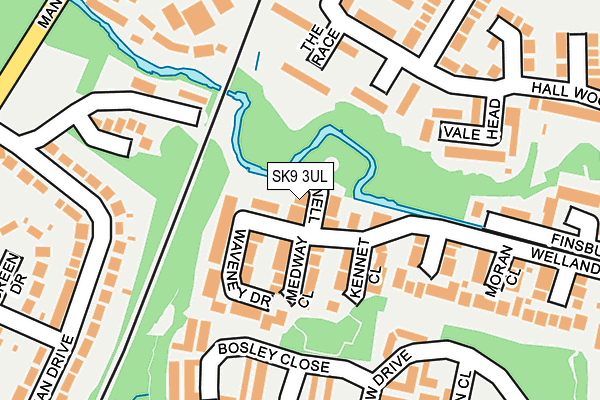 SK9 3UL map - OS OpenMap – Local (Ordnance Survey)