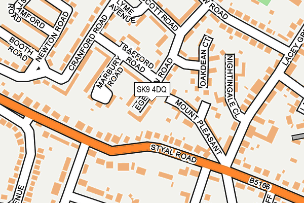 SK9 4DQ map - OS OpenMap – Local (Ordnance Survey)