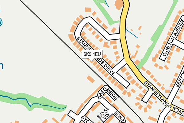 SK9 4EU map - OS OpenMap – Local (Ordnance Survey)