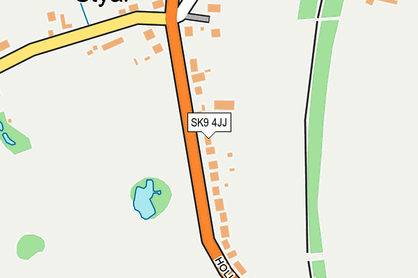 SK9 4JJ map - OS OpenMap – Local (Ordnance Survey)