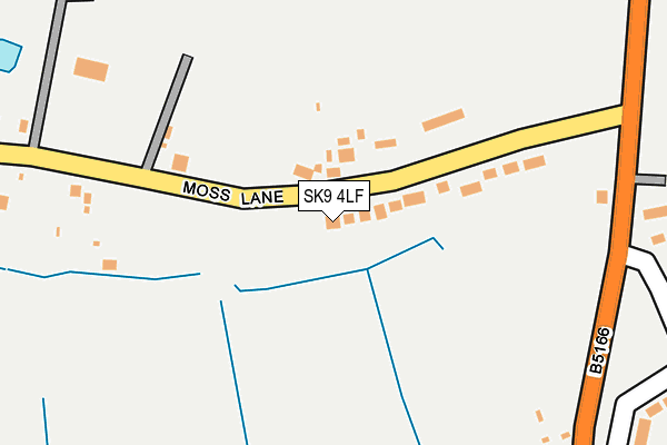 SK9 4LF map - OS OpenMap – Local (Ordnance Survey)