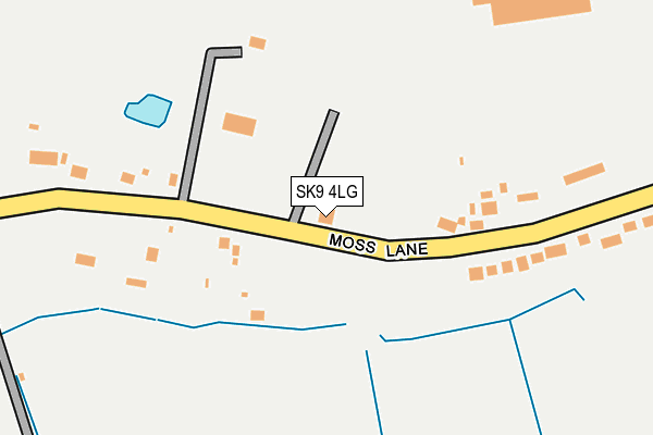 SK9 4LG map - OS OpenMap – Local (Ordnance Survey)