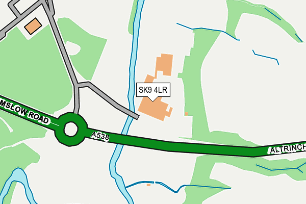 SK9 4LR map - OS OpenMap – Local (Ordnance Survey)