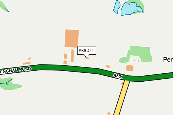SK9 4LT map - OS OpenMap – Local (Ordnance Survey)