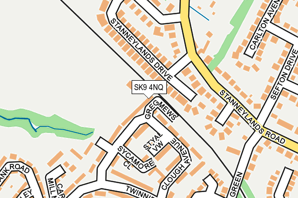 SK9 4NQ map - OS OpenMap – Local (Ordnance Survey)