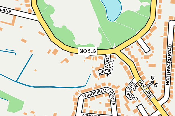 SK9 5LG map - OS OpenMap – Local (Ordnance Survey)