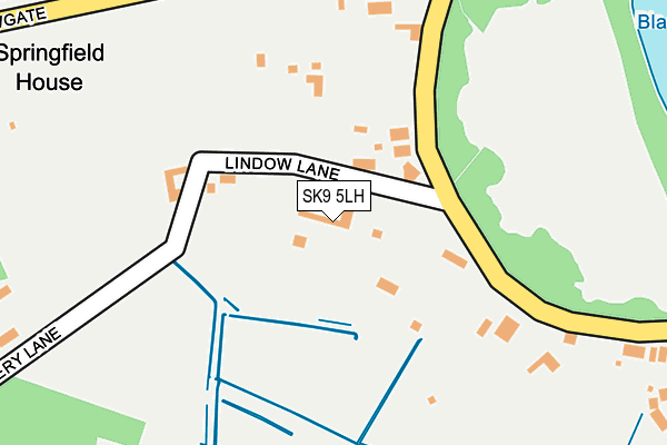 SK9 5LH map - OS OpenMap – Local (Ordnance Survey)