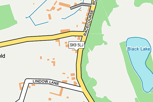 SK9 5LJ map - OS OpenMap – Local (Ordnance Survey)