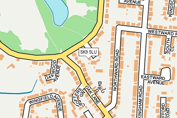 SK9 5LU map - OS OpenMap – Local (Ordnance Survey)