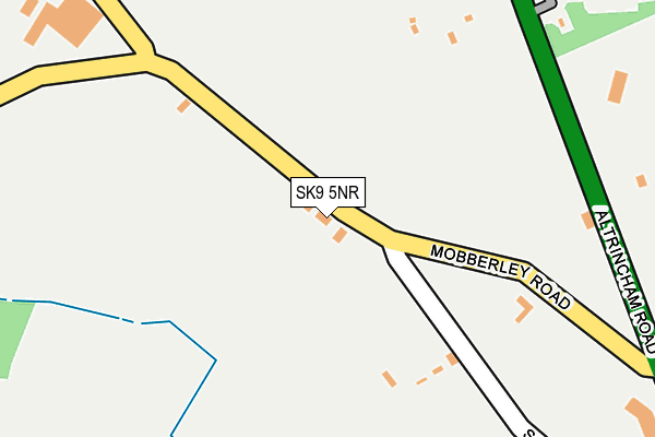 SK9 5NR map - OS OpenMap – Local (Ordnance Survey)