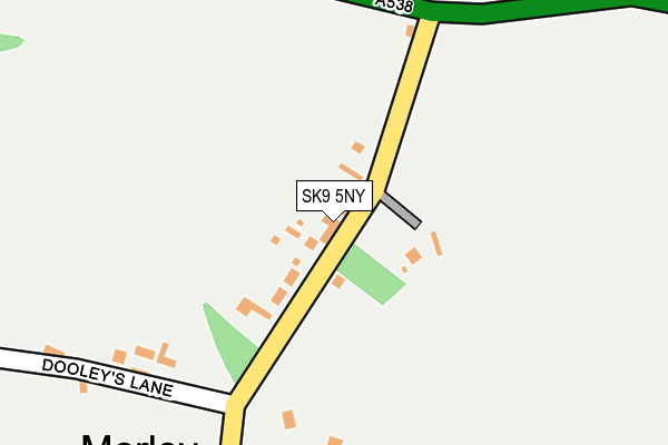 SK9 5NY map - OS OpenMap – Local (Ordnance Survey)