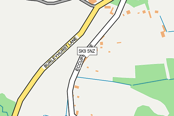 SK9 5NZ map - OS OpenMap – Local (Ordnance Survey)