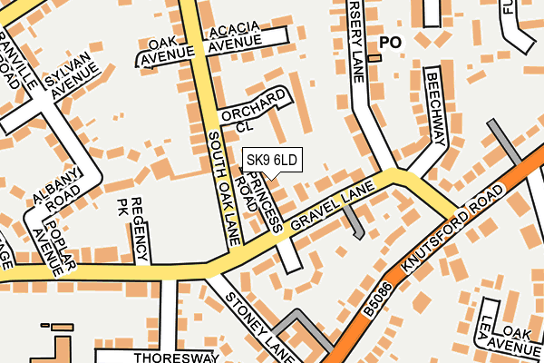 SK9 6LD map - OS OpenMap – Local (Ordnance Survey)