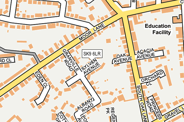 SK9 6LR map - OS OpenMap – Local (Ordnance Survey)