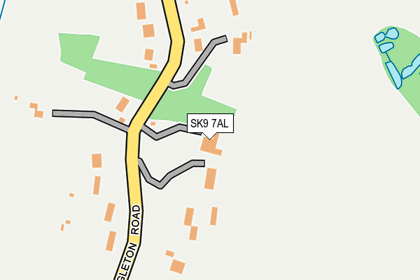 SK9 7AL map - OS OpenMap – Local (Ordnance Survey)