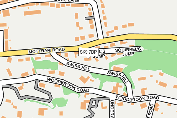 SK9 7DP map - OS OpenMap – Local (Ordnance Survey)