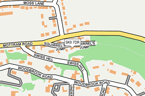 SK9 7DR map - OS OpenMap – Local (Ordnance Survey)
