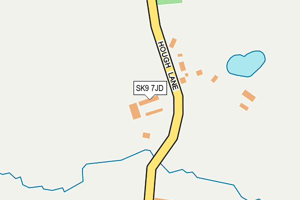 SK9 7JD map - OS OpenMap – Local (Ordnance Survey)