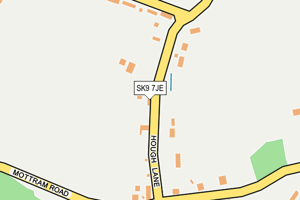 SK9 7JE map - OS OpenMap – Local (Ordnance Survey)