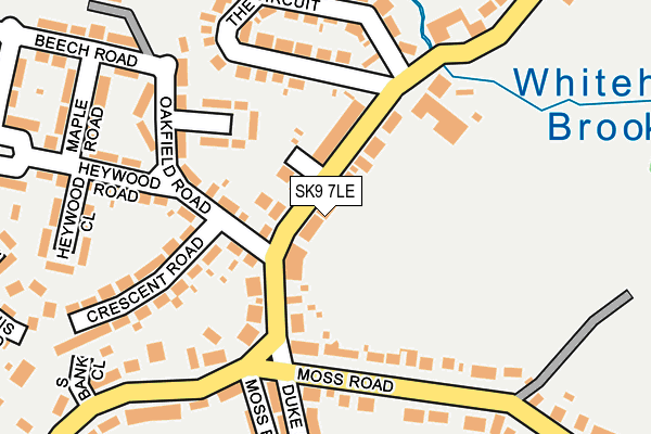 SK9 7LE map - OS OpenMap – Local (Ordnance Survey)