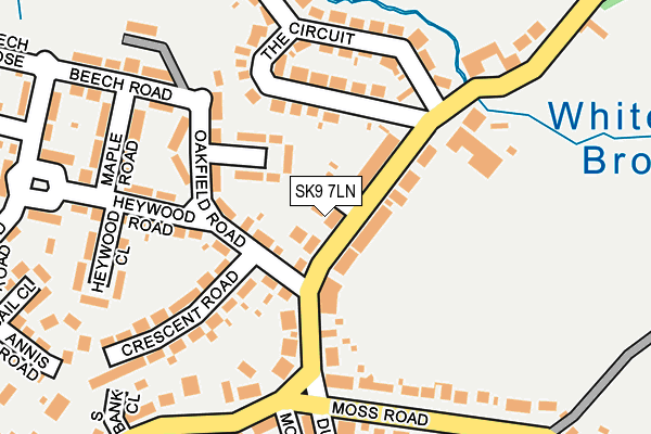 SK9 7LN map - OS OpenMap – Local (Ordnance Survey)