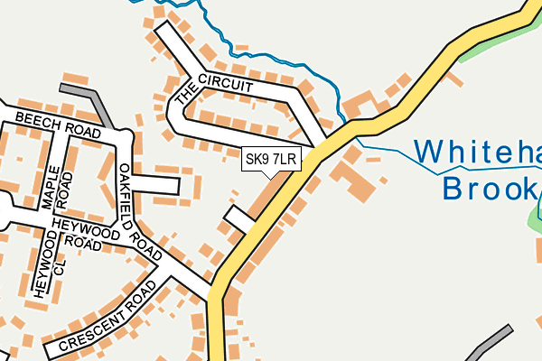 SK9 7LR map - OS OpenMap – Local (Ordnance Survey)