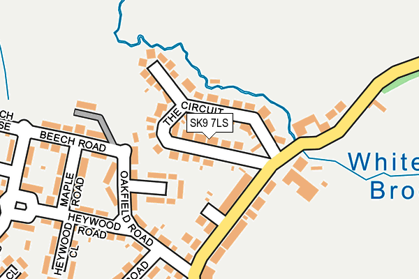 SK9 7LS map - OS OpenMap – Local (Ordnance Survey)