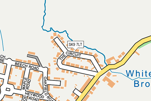 Map of OLIVER MARTIN PROPERTIES LTD at local scale