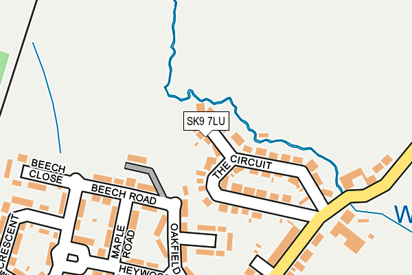 SK9 7LU map - OS OpenMap – Local (Ordnance Survey)
