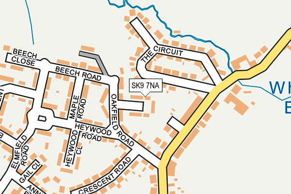 SK9 7NA map - OS OpenMap – Local (Ordnance Survey)