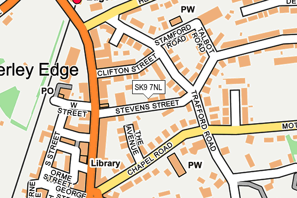 Map of GEORGE WOLSTENHOLME DESIGNS LTD at local scale