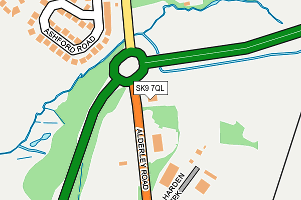 SK9 7QL map - OS OpenMap – Local (Ordnance Survey)