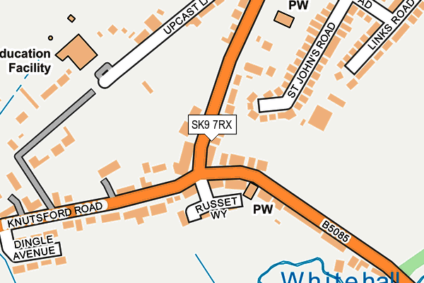 SK9 7RX map - OS OpenMap – Local (Ordnance Survey)