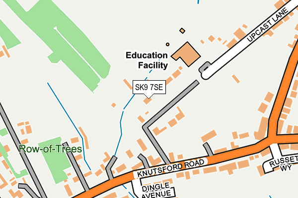 SK9 7SE map - OS OpenMap – Local (Ordnance Survey)