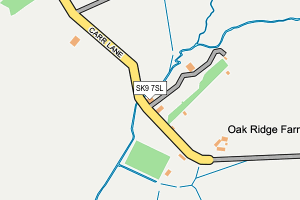 SK9 7SL map - OS OpenMap – Local (Ordnance Survey)