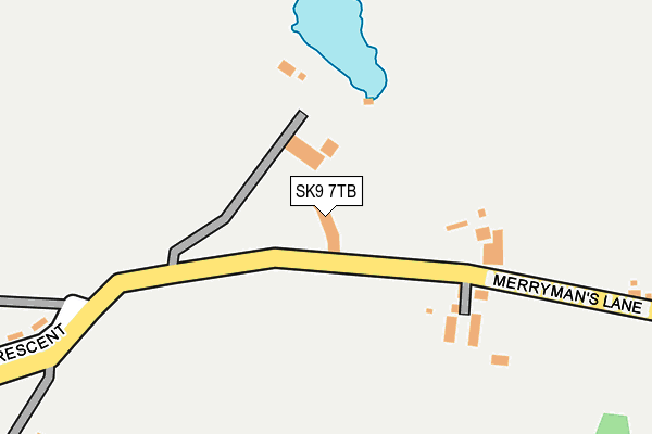 SK9 7TB map - OS OpenMap – Local (Ordnance Survey)