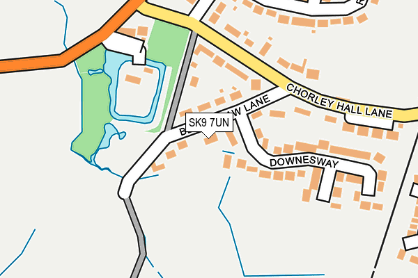 SK9 7UN map - OS OpenMap – Local (Ordnance Survey)