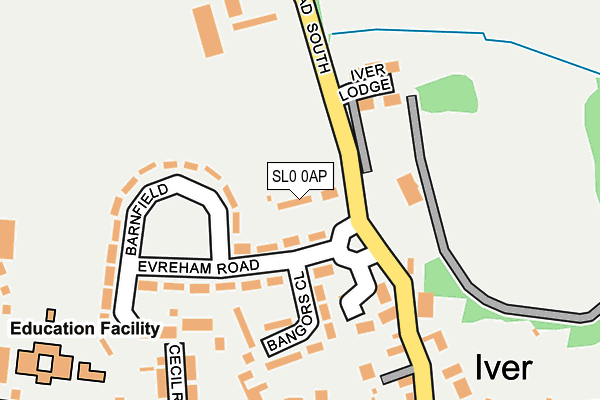 SL0 0AP map - OS OpenMap – Local (Ordnance Survey)