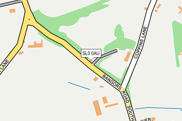 SL0 0AU map - OS OpenMap – Local (Ordnance Survey)
