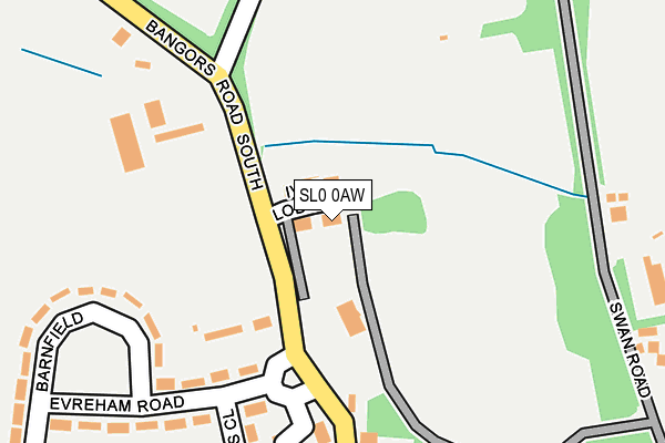 SL0 0AW map - OS OpenMap – Local (Ordnance Survey)