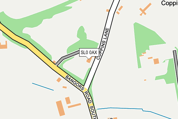 SL0 0AX map - OS OpenMap – Local (Ordnance Survey)