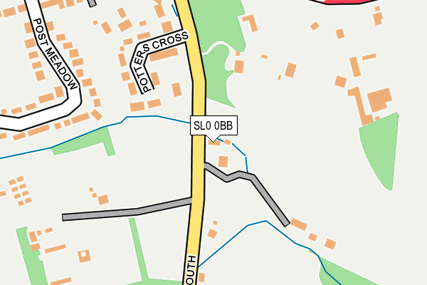 SL0 0BB map - OS OpenMap – Local (Ordnance Survey)