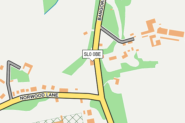 SL0 0BE map - OS OpenMap – Local (Ordnance Survey)