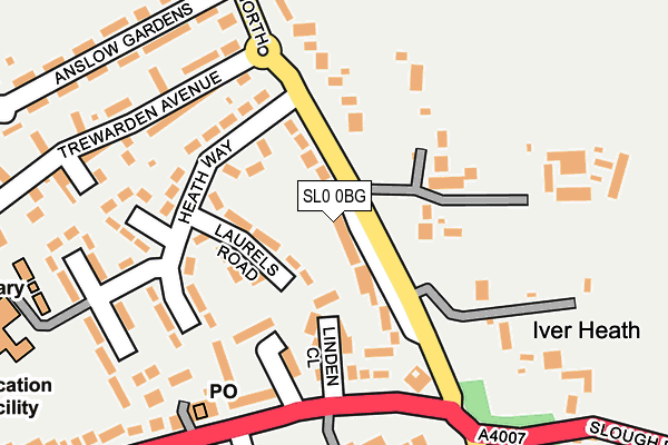 SL0 0BG map - OS OpenMap – Local (Ordnance Survey)