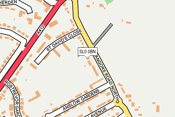 SL0 0BN map - OS OpenMap – Local (Ordnance Survey)