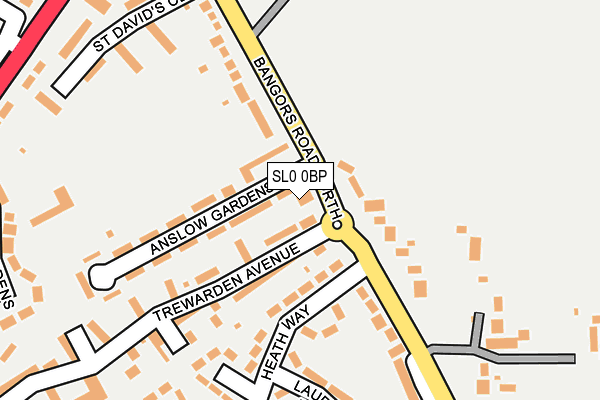 SL0 0BP map - OS OpenMap – Local (Ordnance Survey)